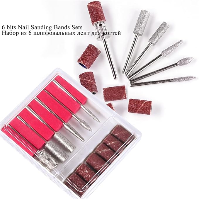 USB Electric Nail Drill Machine,Portable Electric Nail File Efile Set for Acrylic Gel Nails