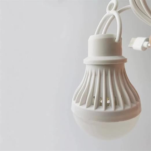 Portable USB LED Lamp Bulb Mini Camping Lantern 5V 5W Hanging Tent Fishing Night Light Book Reading Powerbank Bright Table Lamp