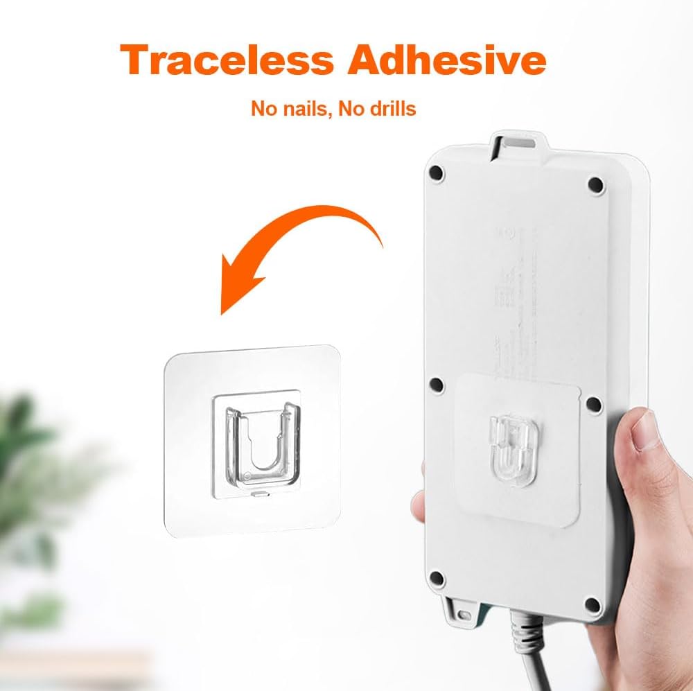Wall Hooks,Self Adhesive Hooks - 2 / 4 / 8 /10 pairs Wall Hooks Double-Sided Adhesive Hanger Strong Transparent Hooks Suction Cup Sucker Wall Storage Holder for Kitchen Bathroo