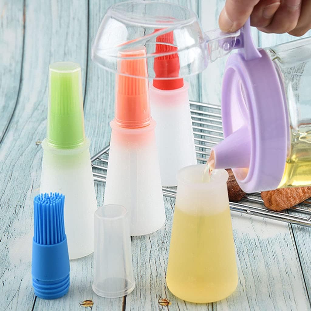 Silicone Oil bottle brush， BBQ/Pastry Basting Brushes,Silicone Cooking Grill Barbecue Baking Pastry Oil/Honey/Sauce Bottle Brush