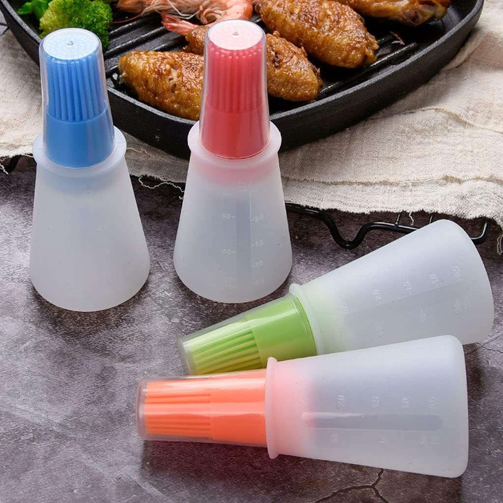 Silicone Oil bottle brush， BBQ/Pastry Basting Brushes,Silicone Cooking Grill Barbecue Baking Pastry Oil/Honey/Sauce Bottle Brush