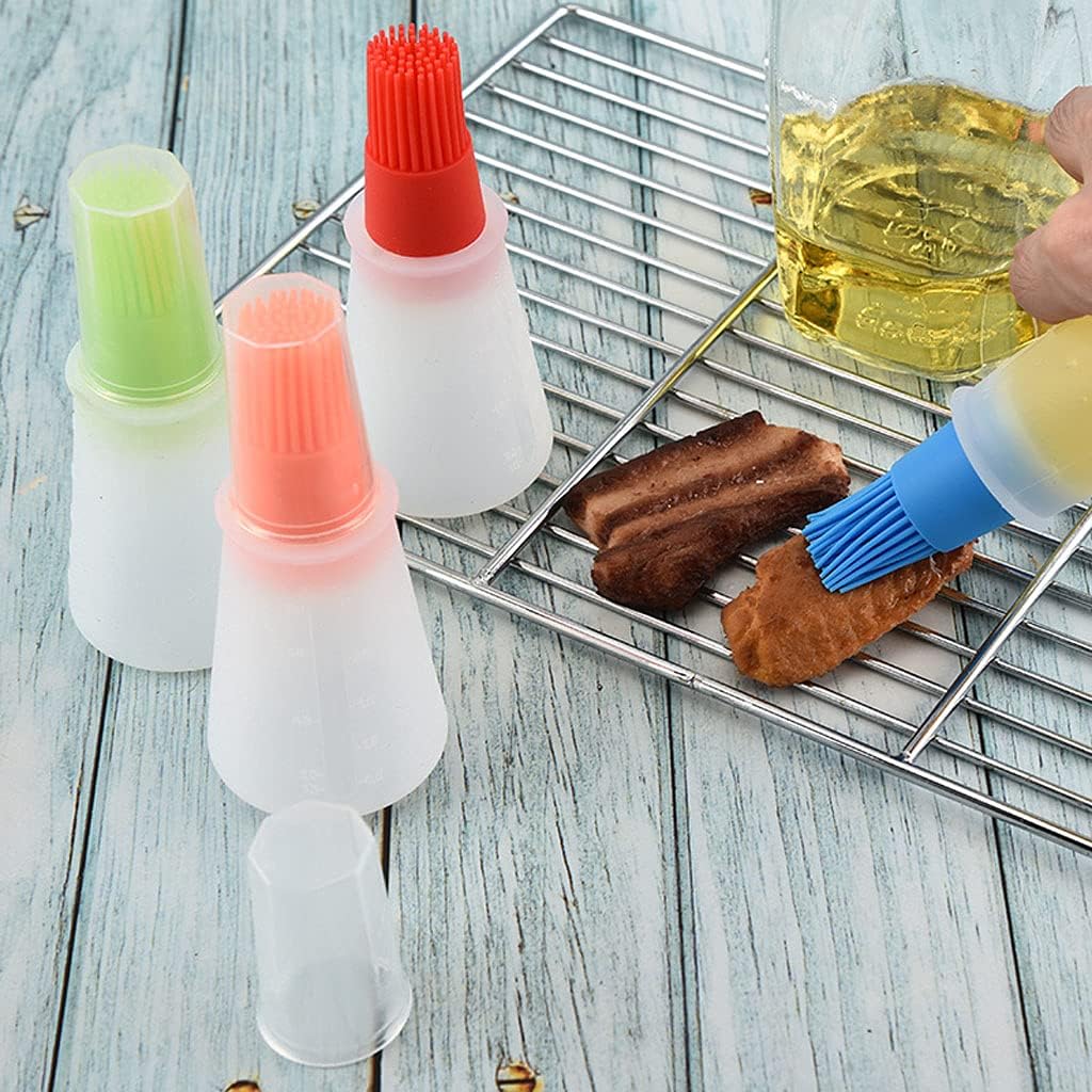 Silicone Oil bottle brush， BBQ/Pastry Basting Brushes,Silicone Cooking Grill Barbecue Baking Pastry Oil/Honey/Sauce Bottle Brush
