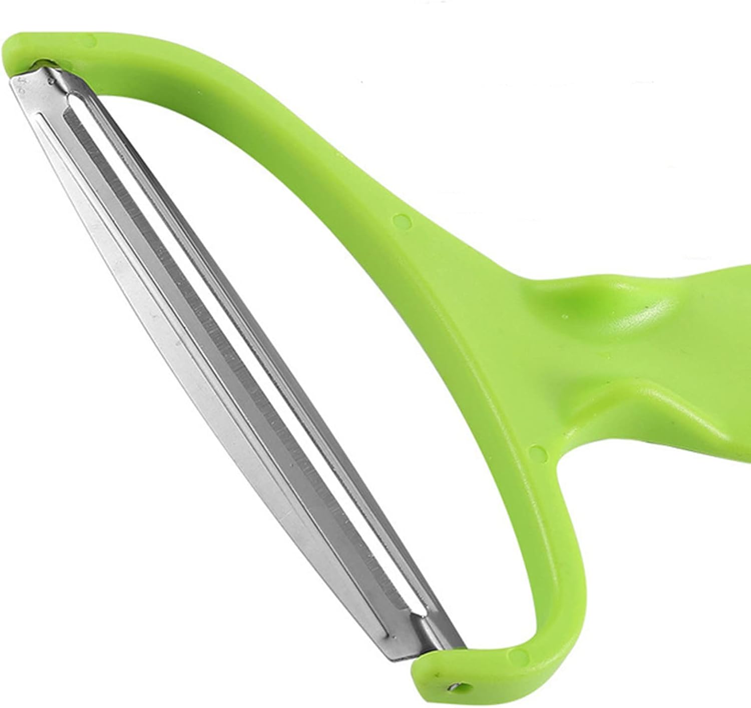 Peeler - Cabbage Wide Mouth Fruit Peeler Stainless Steel Knife Salad Vegetables Peelers Graters - Vegetable Cabbage Fruit Machine Coleslaw Peeler Grater (Green)