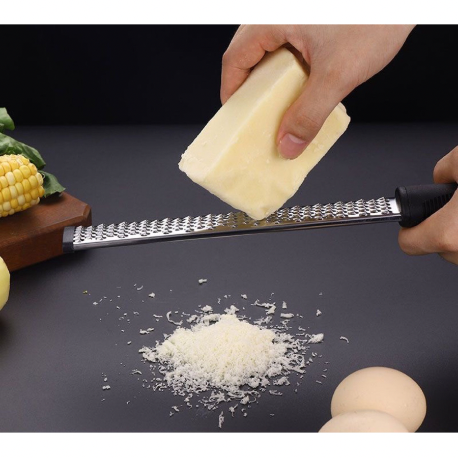 Lemon Zester & Cheese Grater with Handle,Kitchen Shredder for Parmesan Cheese, Lemon, Chocolate, Fruits, Vegetables, Ginger, Garlic