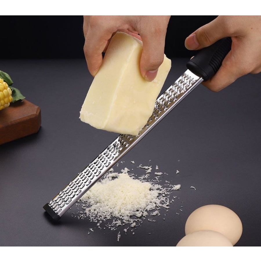 Lemon Zester & Cheese Grater with Handle,Kitchen Shredder for Parmesan Cheese, Lemon, Chocolate, Fruits, Vegetables, Ginger, Garlic