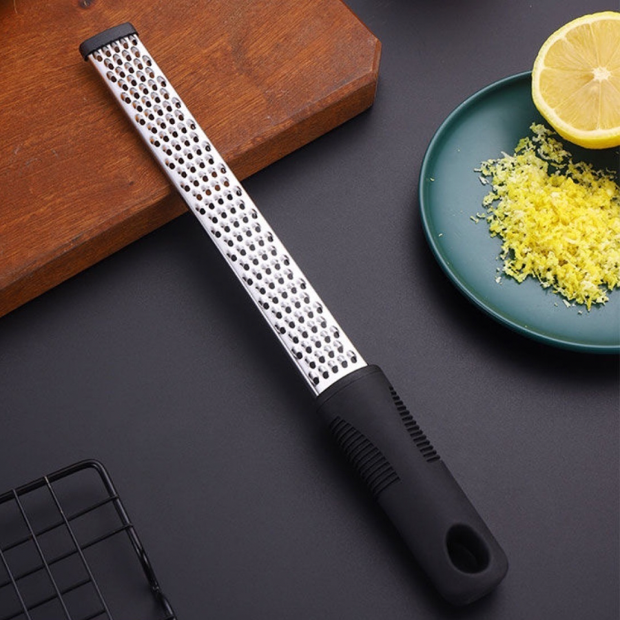 Lemon Zester & Cheese Grater with Handle,Kitchen Shredder for Parmesan Cheese, Lemon, Chocolate, Fruits, Vegetables, Ginger, Garlic