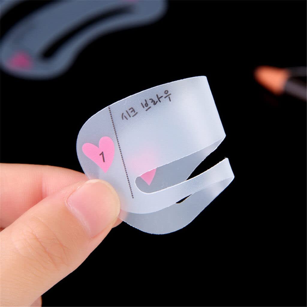 3 Pcs Eyebrow Stencil Grooming/Shaping Template Makeup Tool