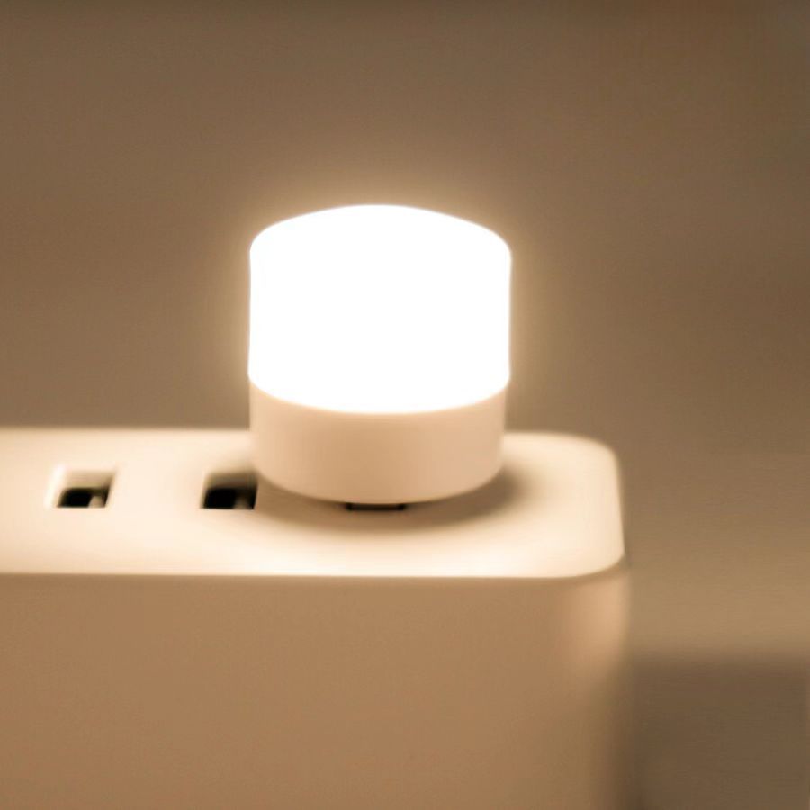2 PCS Night Light, Mini LED Light, Energy-Saving Light, Compact LED Bulb, Portable Lighting, Ambient Lighting, Decorative Lamp, Mini USB Light for Car, Bedroom, Nursery, Bathroom