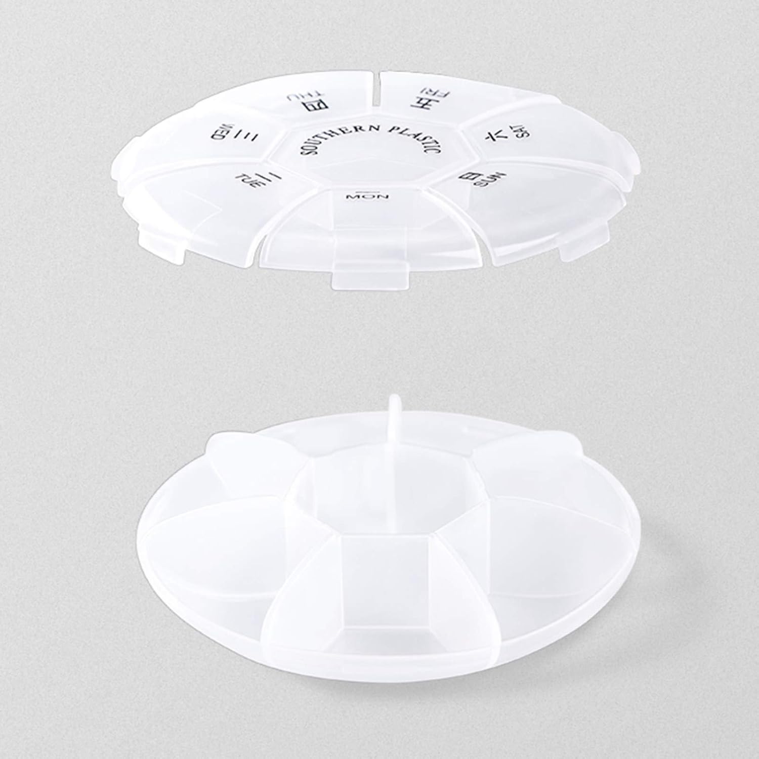 7 Grids Portable Weekly Pill Storage Box Case Container Mini Medicine Organizer