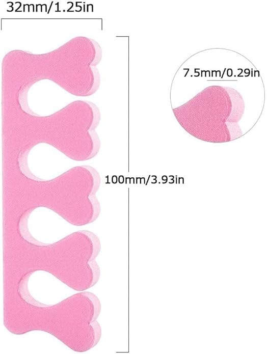 soft foam toe separator, finger divider, sponge finger divider, spacer manicure accessories, good for nail art, pedicure tool Durable view 5
