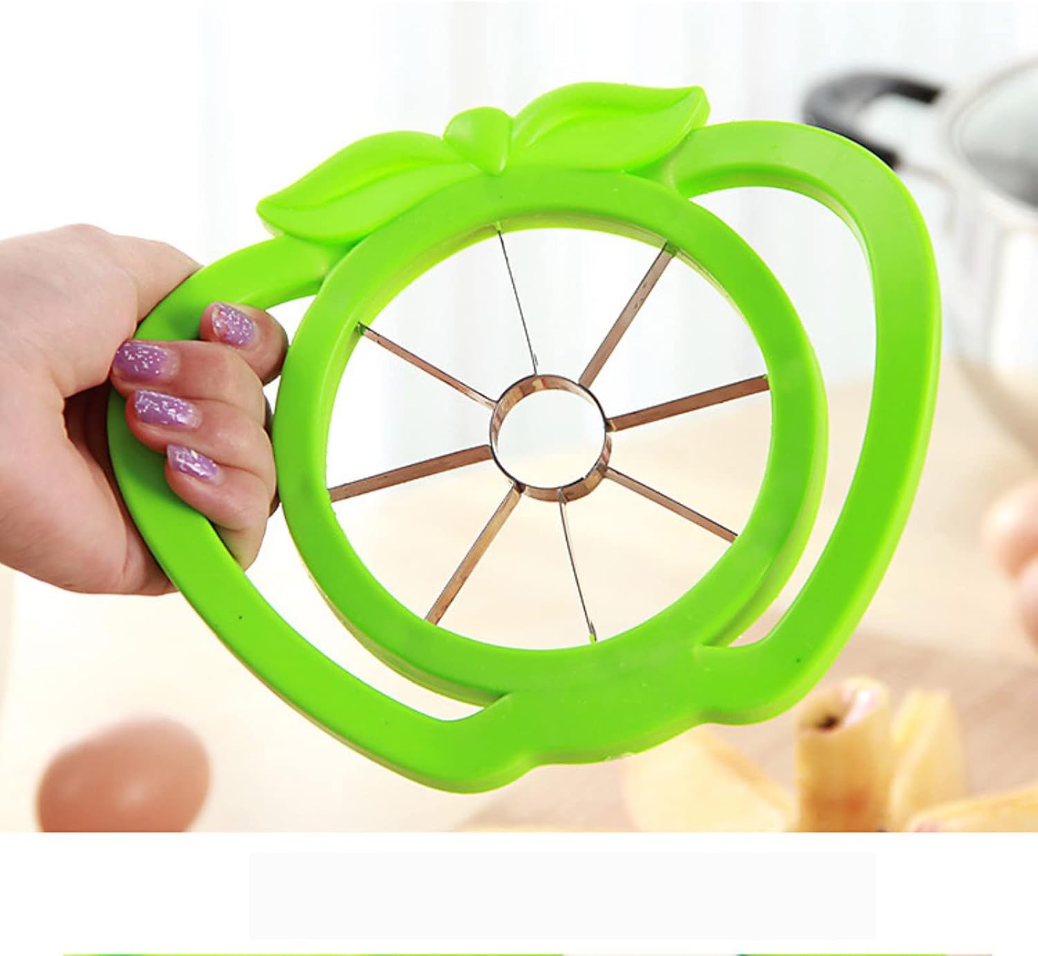 New Kitchen assist apple slicer Cutter Pear Fruit Divider Tool Comfort Handle for Kitchen Apple Peeler