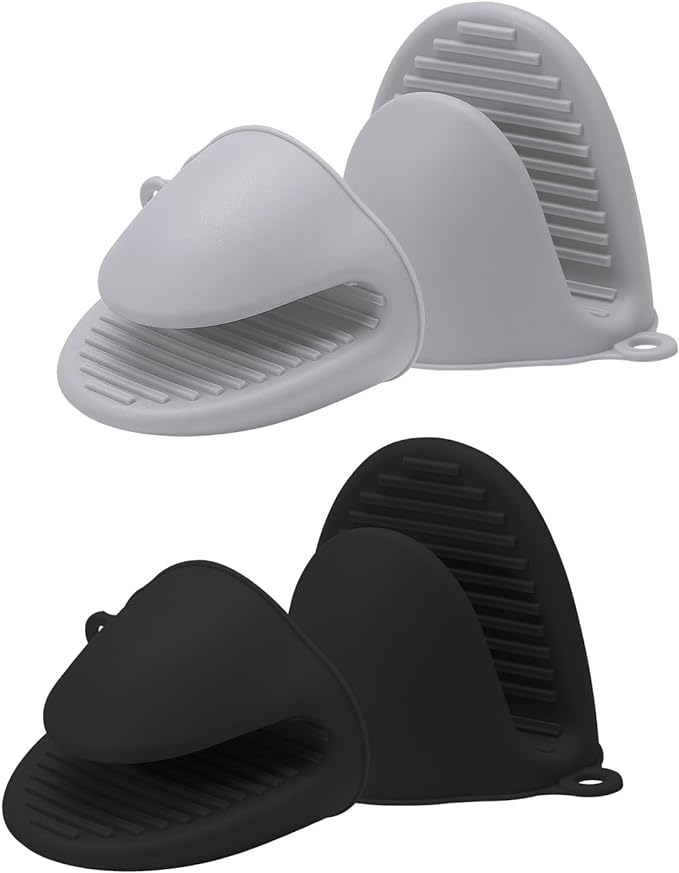 2 PCS Silicone Oven Mitts, Thicken Mini Oven Mitts Silicone Heat Resistant, Silicone Oven Gloves for Kitchen, Pinch Mitts Potholder for Kitchen Cooking & Baking
﻿