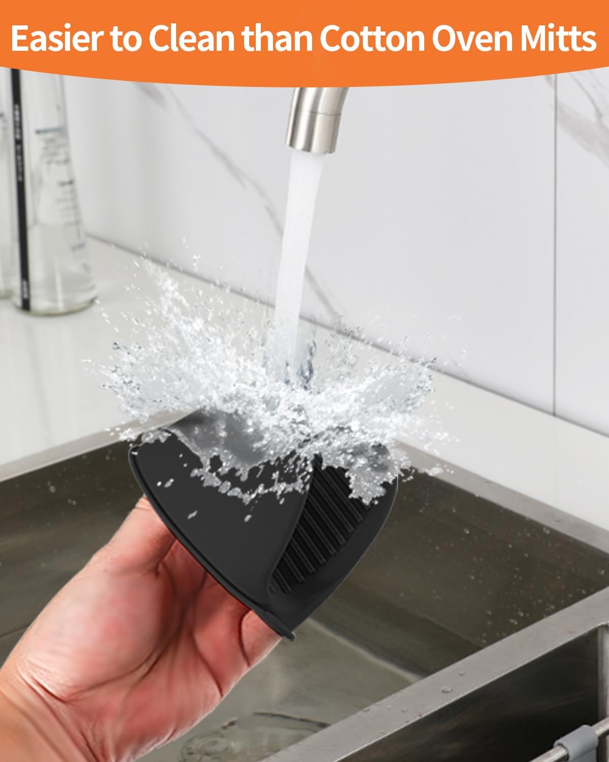 2 PCS Silicone Oven Mitts, Thicken Mini Oven Mitts Silicone Heat Resistant, Silicone Oven Gloves for Kitchen, Pinch Mitts Potholder for Kitchen Cooking & Baking
﻿