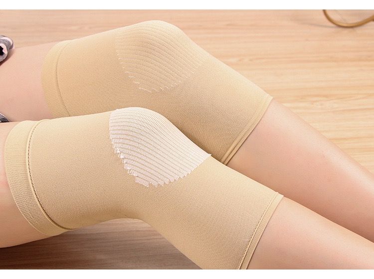 1 pair Anti-Slip Knee Brace Breathable Flexible Elastic Knee Support for Football Volleyball Dance Skating Basketball Sports