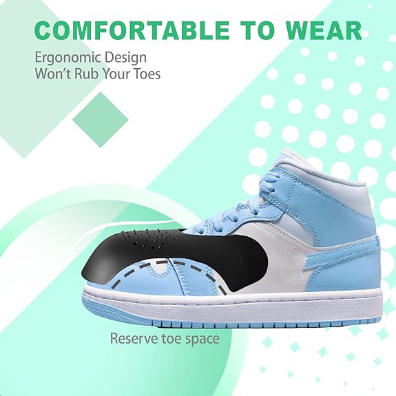 1 Pairs / 2 Pairs Crease Protectors for Sneakers Shoe - Anti Wrinkle Crease Protectors for jordan 1, AF1s and Dunks, Shoe Guards