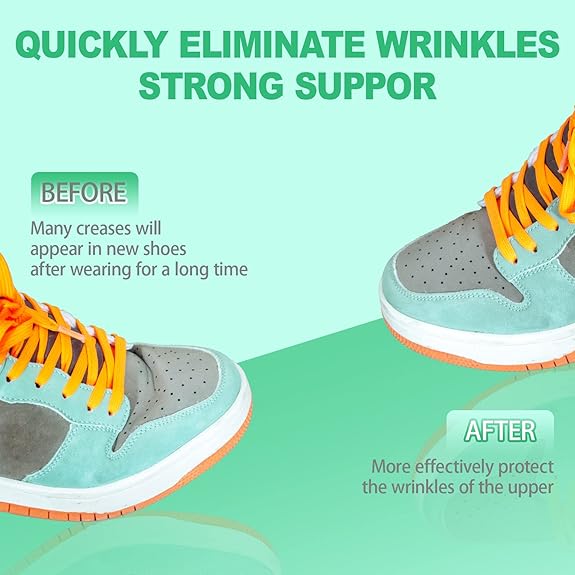 1 Pairs / 2 Pairs Crease Protectors for Sneakers Shoe - Anti Wrinkle Crease Protectors for jordan 1, AF1s and Dunks, Shoe Guards