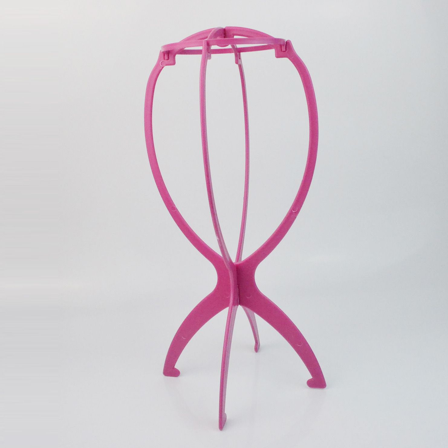 Wig Stand Portable Collapsible Holder Durable Wig Display Tool Travel Stand for All Wigs
