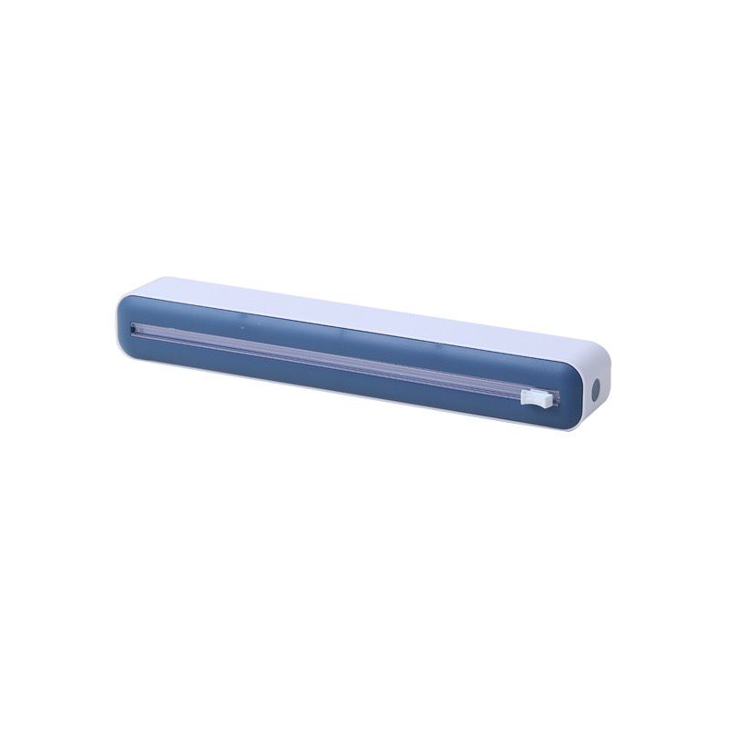 Plastic Wrap Cutter, Food Freshness Dispenser Preservative Film Unwinding Cutting Foil Wax Paper Cling Wrap Kitchen Accessories Easy to Use Just Pull Press Cut and Wrap