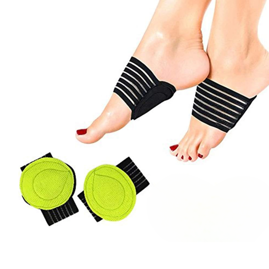 1 Pairs Foot Cushioned Arch Foot Support Decrease Plantar Fasciitis Pain Correction Night Foot Care Corrector Thumb