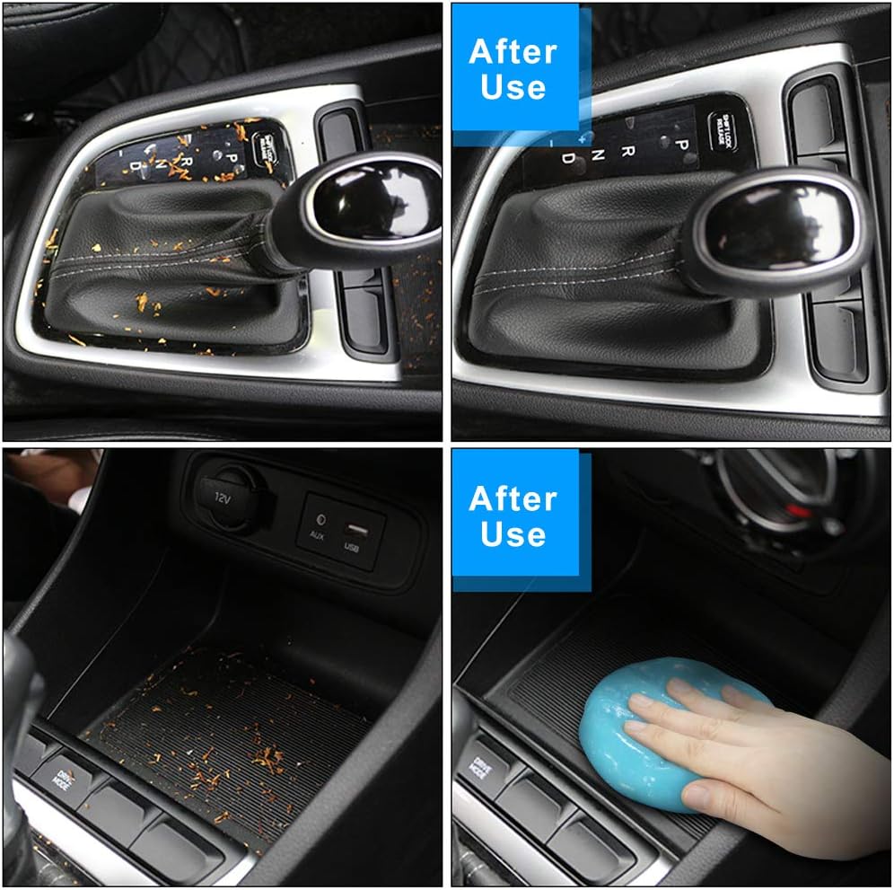 Cleaning Gel Universal Dust Cleaner for Car Vent Keyboard Cleaning Slime Dashboard Dust Cleaning Putty Auto Dust Cleaning Kit for Computer Cleaning and Car Detailing