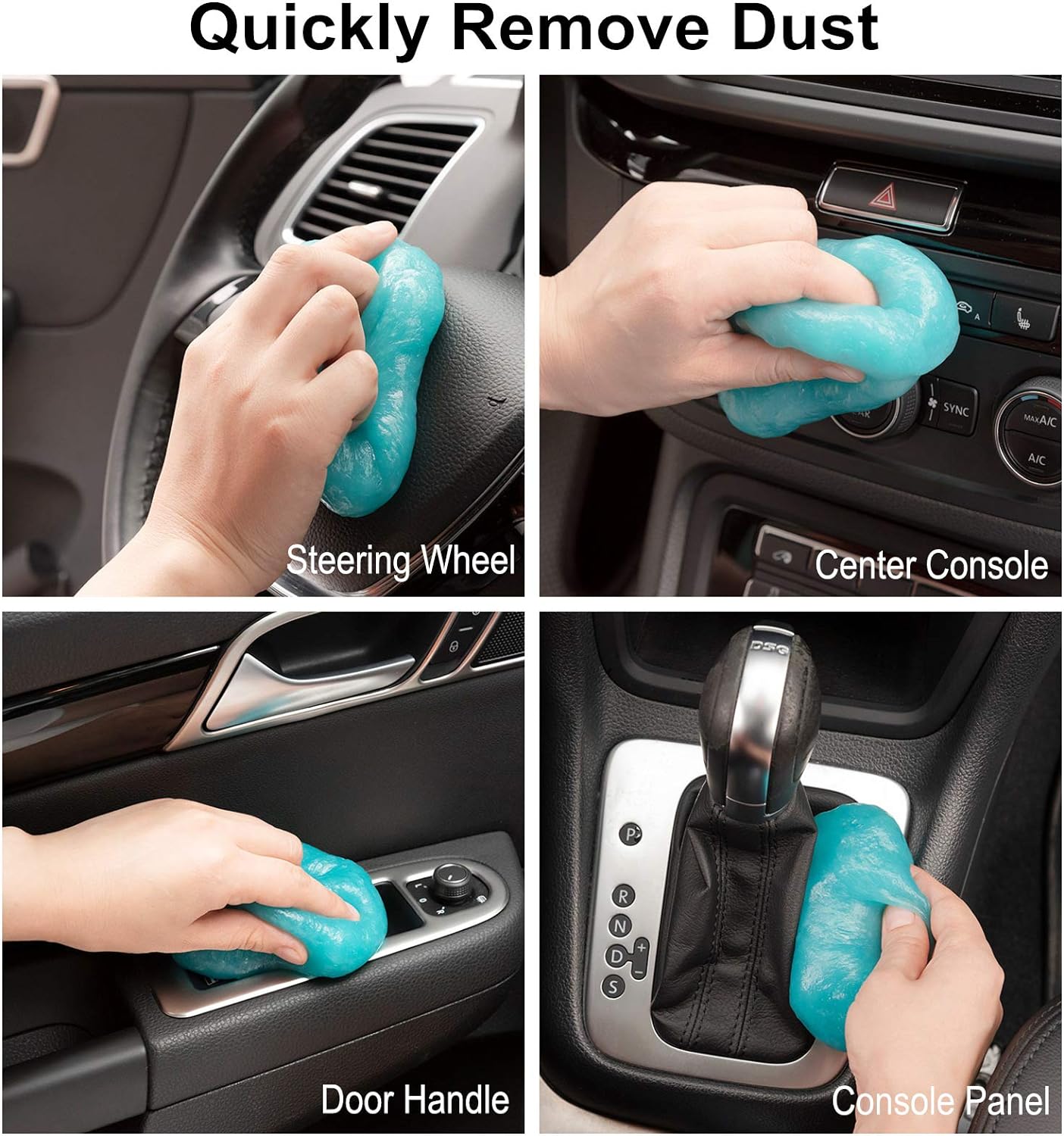 Cleaning Gel Universal Dust Cleaner for Car Vent Keyboard Cleaning Slime Dashboard Dust Cleaning Putty Auto Dust Cleaning Kit for Computer Cleaning and Car Detailing