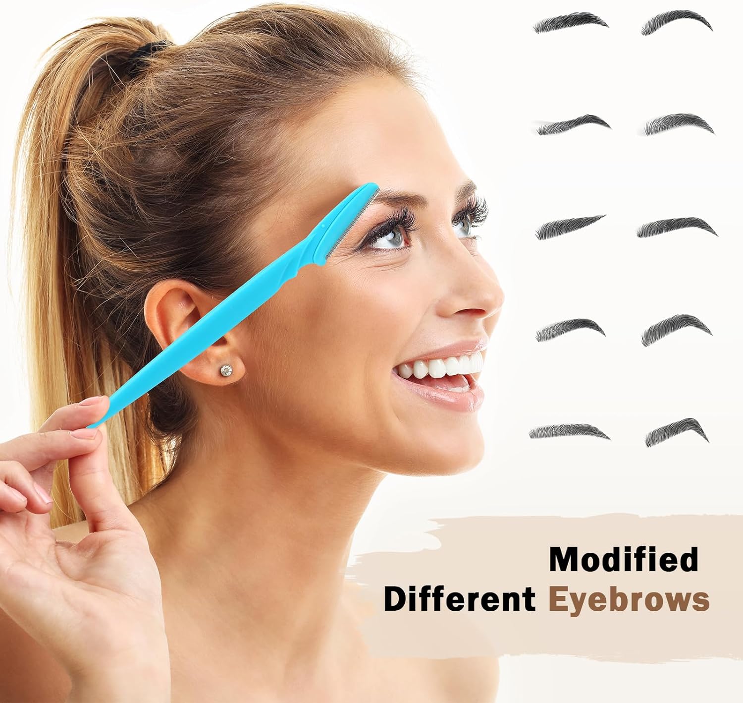 Eyebrow Razor,Dermaplane Razor,Face Razors for Women,Dermaplaning Tool for Face,Facial Hair Remover for Women,Eyebrow Hair Trimmers