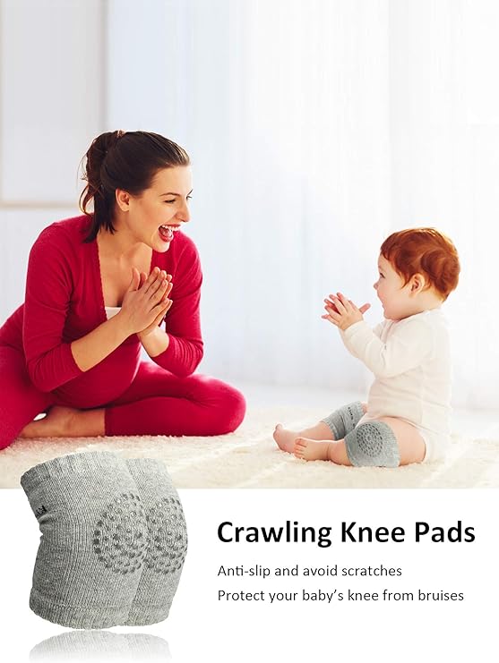 1 Pairs Baby Crawling Pads Anti-Slip Knee Protector Baby's Knee for Crawling Leg Warmers Toddler Walker Protector Essentials Pads