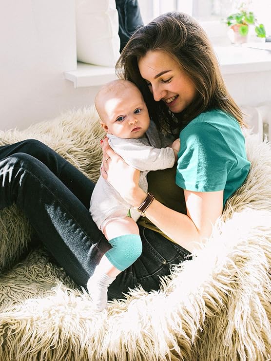 1 Pairs Baby Crawling Pads Anti-Slip Knee Protector Baby's Knee for Crawling Leg Warmers Toddler Walker Protector Essentials Pads