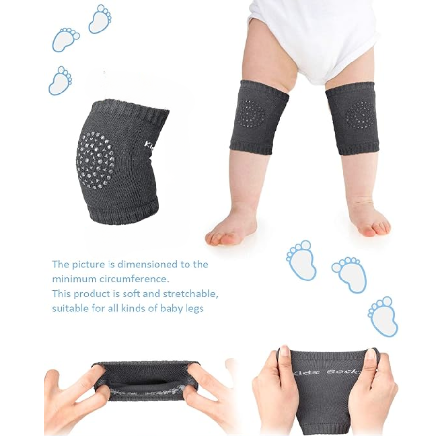 1 Pairs Baby Crawling Pads Anti-Slip Knee Protector Baby's Knee for Crawling Leg Warmers Toddler Walker Protector Essentials Pads