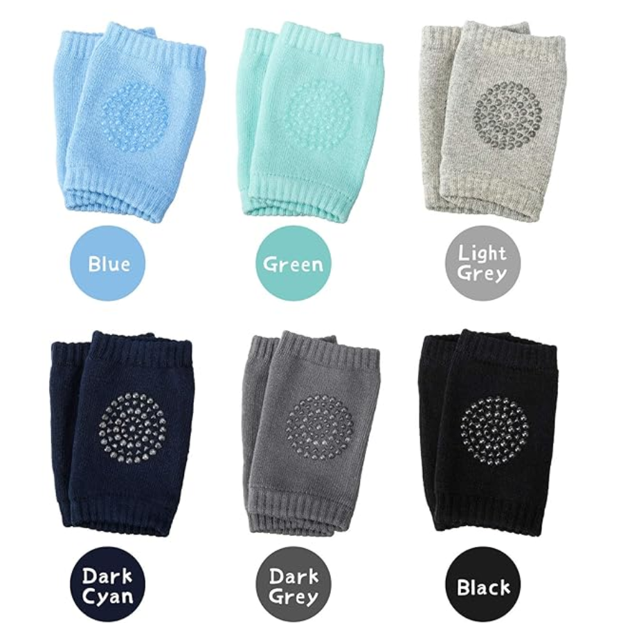 1 Pairs Baby Crawling Pads Anti-Slip Knee Protector Baby's Knee for Crawling Leg Warmers Toddler Walker Protector Essentials Pads