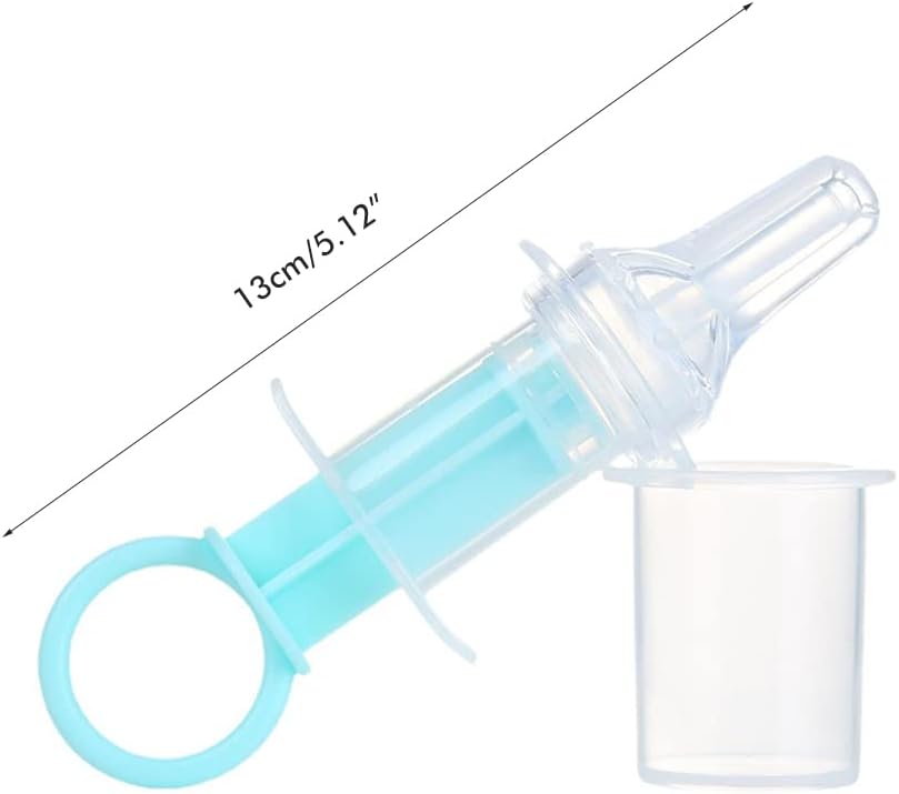 Baby Oral Feeding Syringe Baby Feeder Dispenser Syringe Dropper Feeder Infant Feeding Utensils with Nipple Pacifier for Feeding Medicine Water Juice Suitable for Infants Newborns