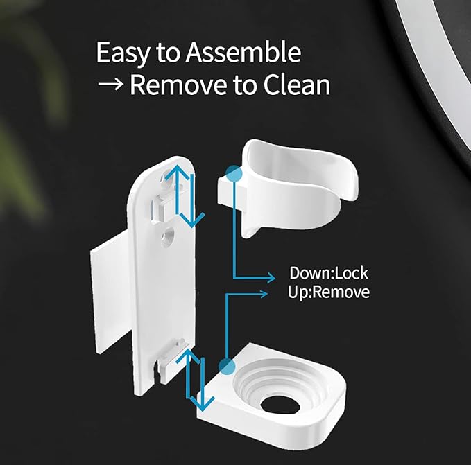 Electronic Toothbrush Holder Wall Mounted for Bathroom,Adhesive Toothbrush Holder,Toothbrush Organizer to Saving Space and Keep Drying