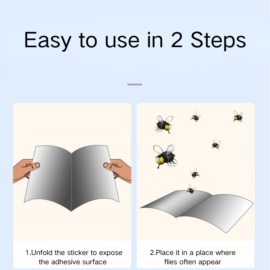 10 Pack Window Fly Traps, Fruit Fly Traps for Indoors, Fly Paper Sticky , Fly Traps for Indoors