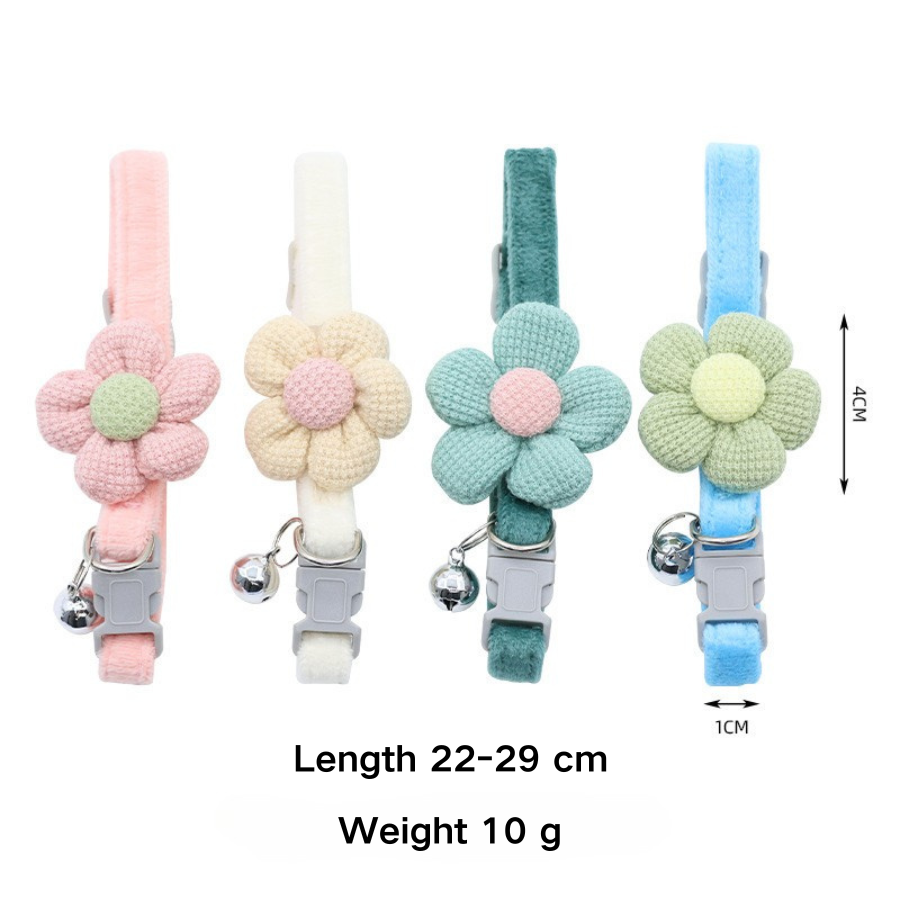Cat Collar with Bell,  Solid & Safe Collars for Cats,Pet Collar, Breakaway Cat Collar Charms