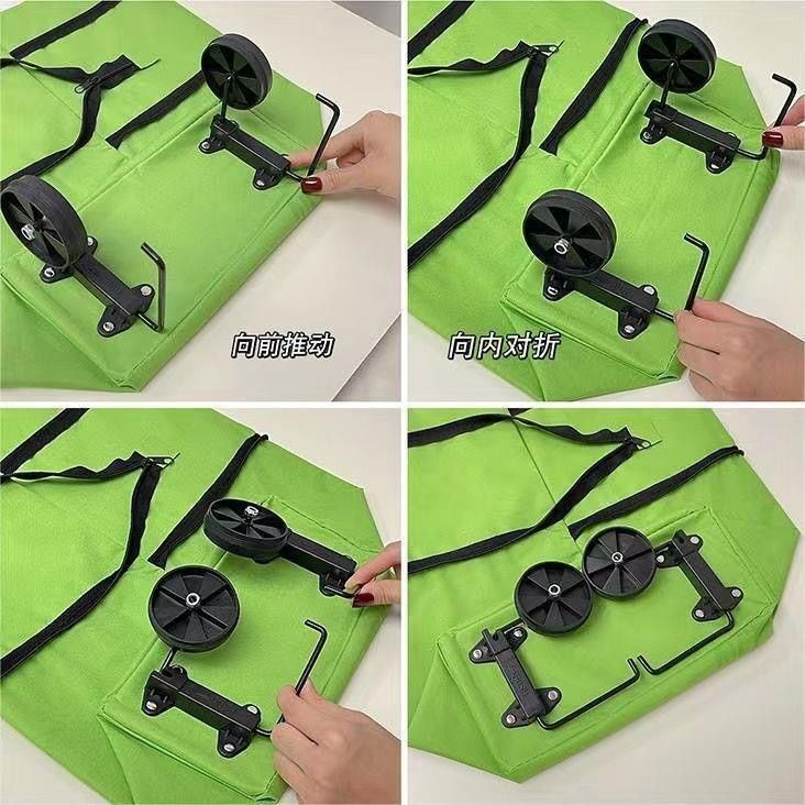 Foldable Travel Duffel Bag, Expandable Duffle Bag with Wheels, Lightweight Luggage Bags for Travel Carry on, Women Large Expandable Foldable Travel Bags Organizer for Luggage