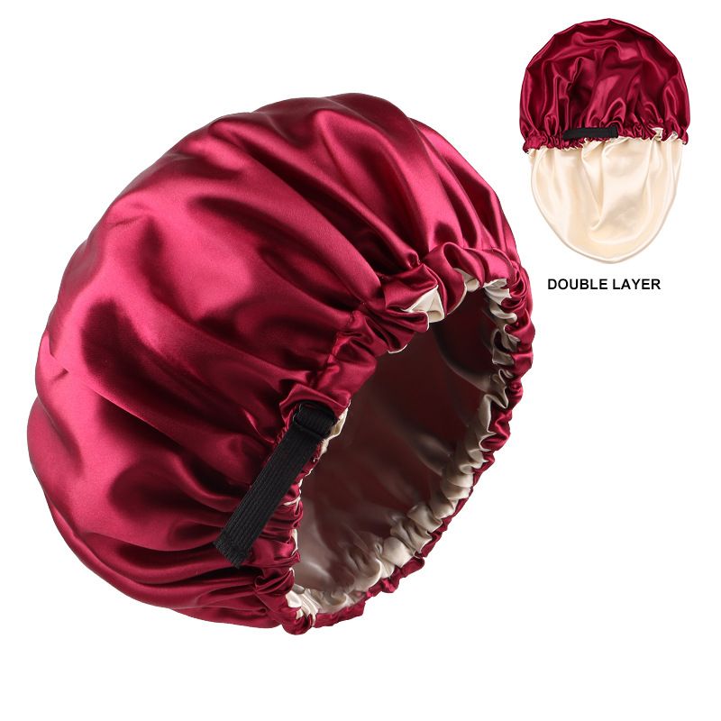 Nightcaps, shower caps, elasticated hair caps