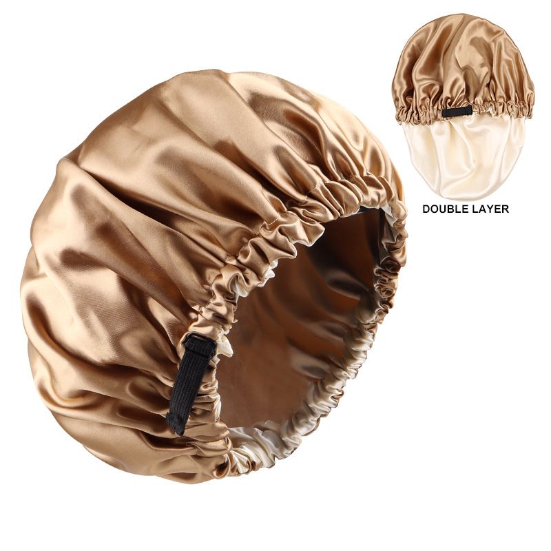 Nightcaps, shower caps, elasticated hair caps