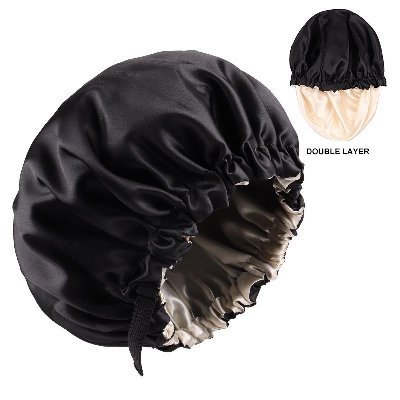 Nightcaps, shower caps, elasticated hair caps