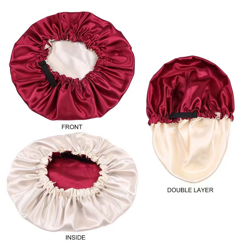 Nightcaps, shower caps, elasticated hair caps