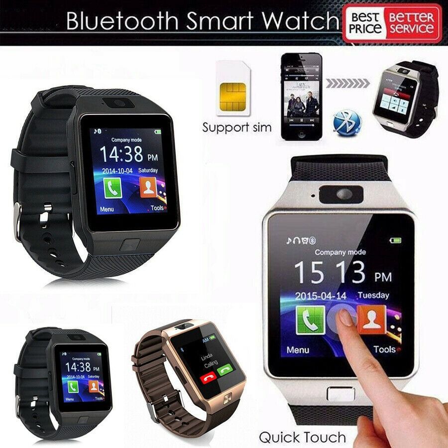 DZ09 Smart Watch, 1.44 Touch Screen, Card Call, Watch, Exercise, Heart Rate, Blood Pressure, Sleep