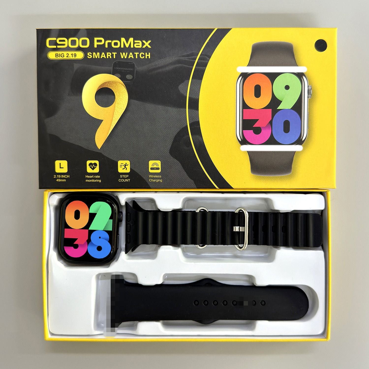 S9Ultra Smart Watch Dynamic Island,Men's S9 sports watch  s9ultra2 smart watch bluetooth call heart rate blood pressure cross-border men's sports watch