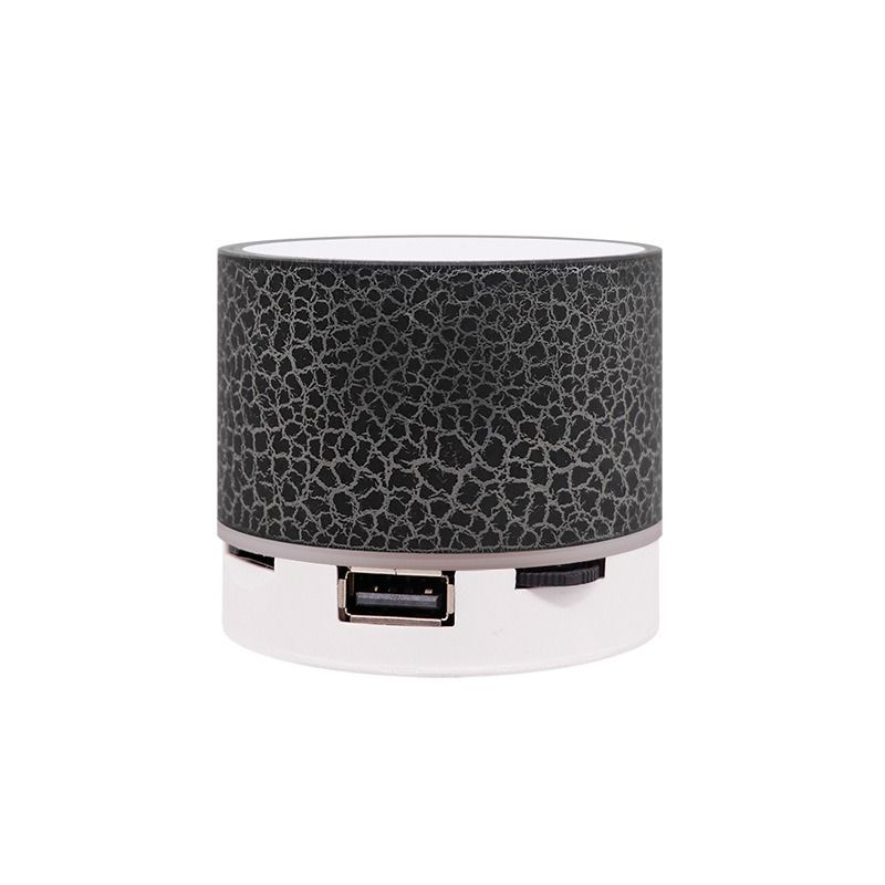 New mini crack bluetooth speaker, portable card subwoofer speaker led luminous wireless speaker gift
