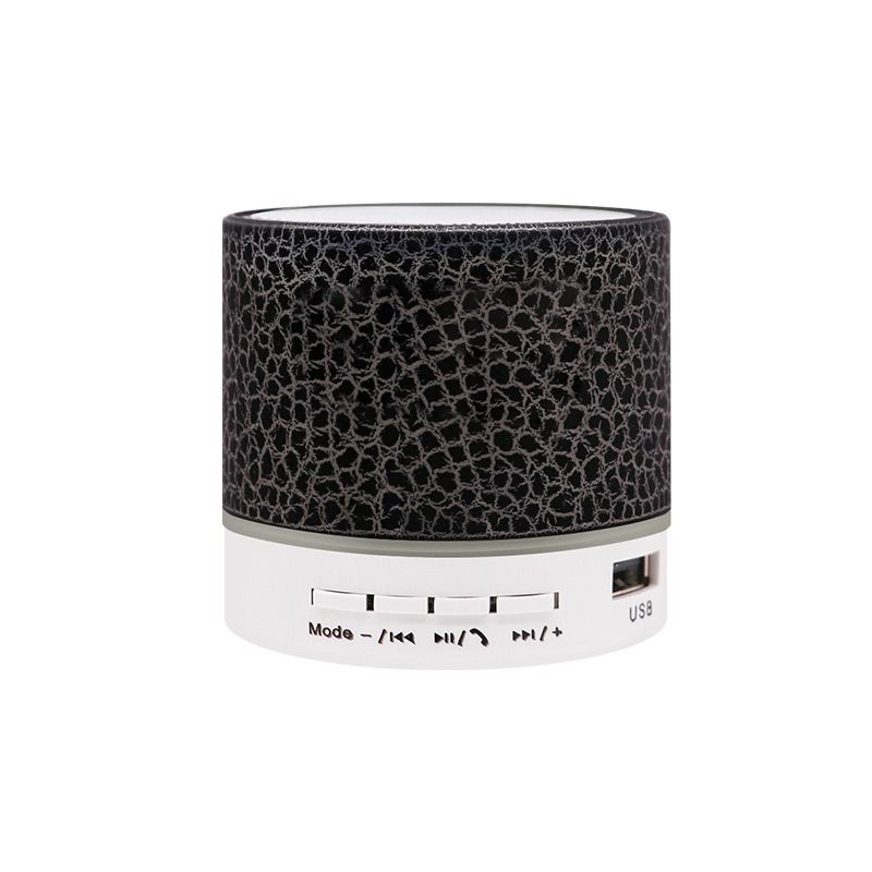New mini crack bluetooth speaker, portable card subwoofer speaker led luminous wireless speaker gift
