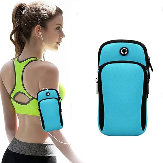 Prime Running Armband Phone Holder for Men & Women –Waterproof Sports
Universal Gym Mobile Arm Bag with Adjustable Strap, Breathable Neoprene, Headphone Port & Secure Zipper Pocket for Outdoor Fitness