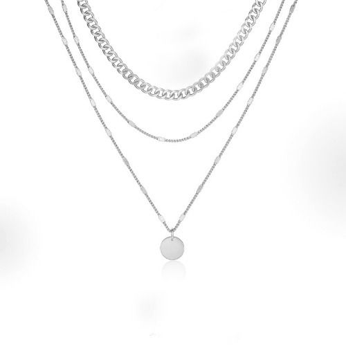 Layering Necklaces For Ladies Women, Gold Necklace, Cuban Link, Twisted Rope and Twisted Chain, Trendy Layered Necklace