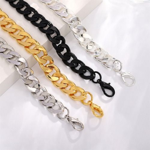Mens Cuban Link Bracelet - Hip Hop Jewelry, Wide Face (10 mm) Chain Gift for Him
