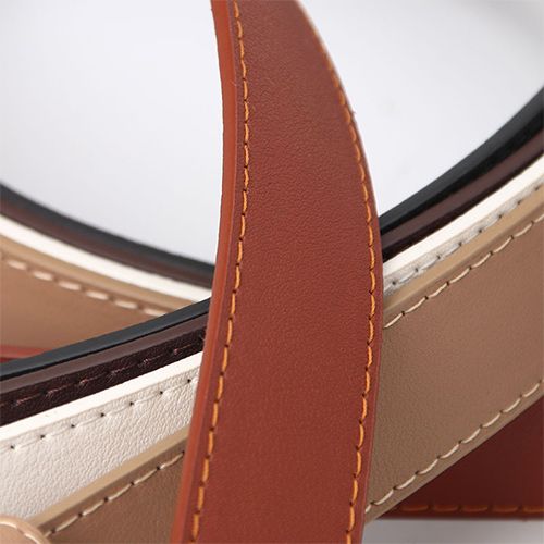 PINCHUAN Womens Belt - Leather Belt Ladies Casual for Jeans Pants Dress - Belts with Gold Buckle for Women Fashion