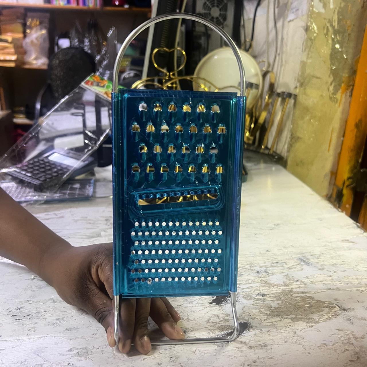Multifunctional grater Food Grater, Stainless Steel Cheese Grater, Vegetable Slicer With Sharp grater blades, Dishwasher safe