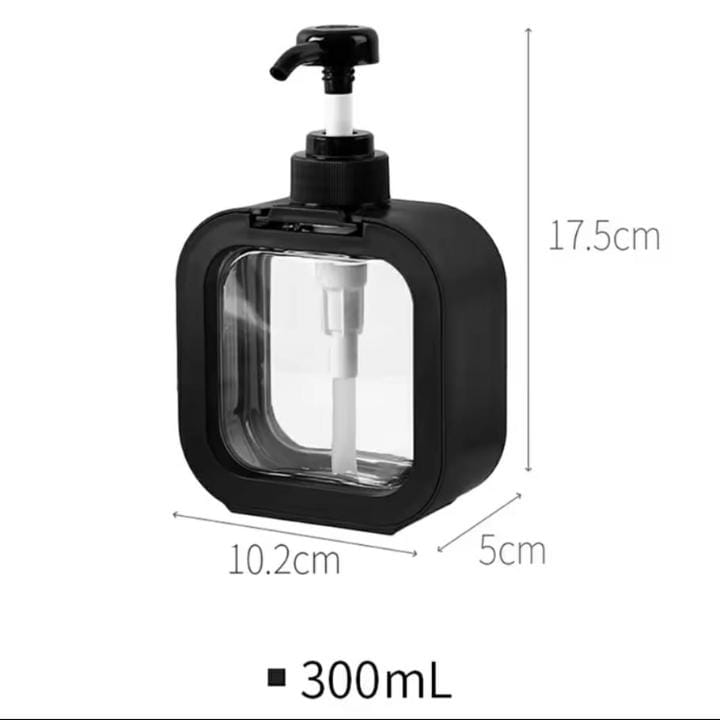APOTHECARY heavy plastic dispenser bottle for Bathroom and kitchen for shampoo/lotion/oil/shower soap/hand soap and dish soap