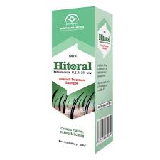 Hitoral Dandruff Treatment Shampoo + Ketoconazole Cream